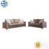 Set 2 canapele cu 2 locuri Verona x2 Latte, Maro, 225x93x100 cm
