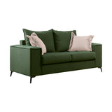 Set 2 canapele cu 2 locuri Verona x2, Verde inchis, 225x93x100 cm