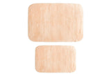 Set 2 covorașe baie PWC-0055 microfibre, Roz, 90x60 cm