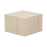 Set 2 masute de cafea Coffina din MDF, efect travertin, 58x58x40 cm