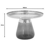 Set 2 masute de cafea Kunlo, Auriu, 80x37x123 cm