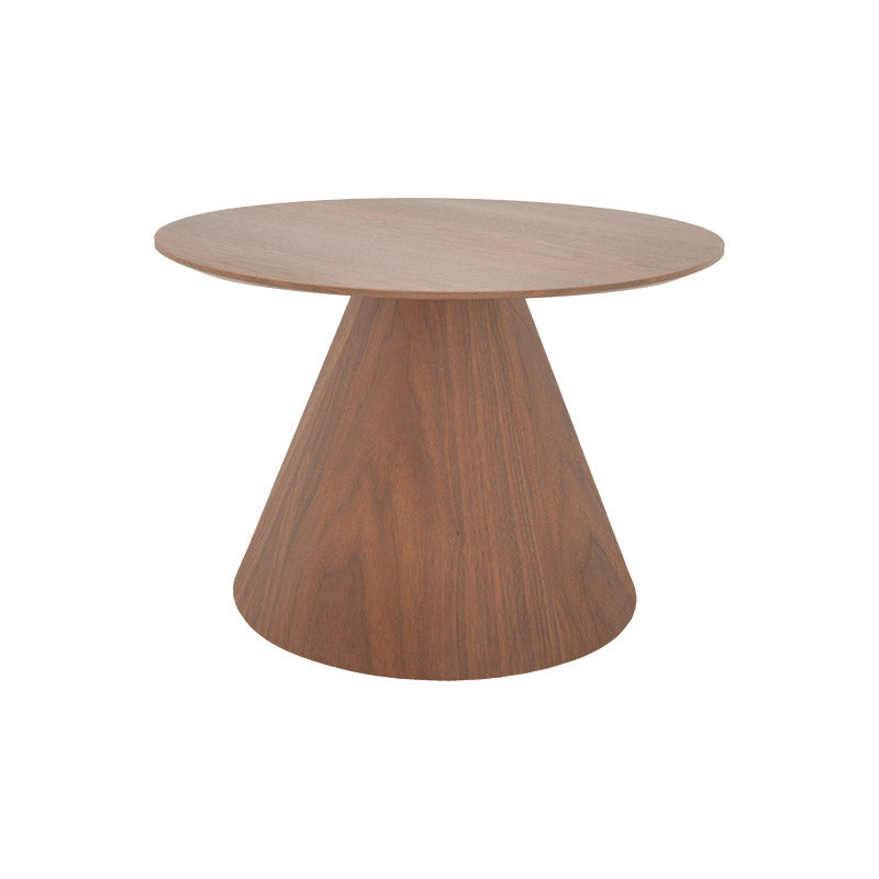 Set 2 mese de cafea Donda, și metal, finisaj nuc, variate, 80x80x40 cm