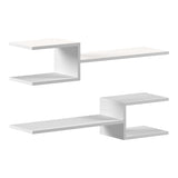 Set 2 rafturi de perete Sumpa, 65x20x18 cm - Set 2 rafturi de perete Sumpa, 65x20x18 cm
