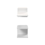 Set 2 rafturi de perete Sumpa, 65x20x18 cm - Alb