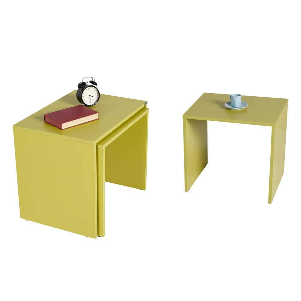 Set 3 Masute Cafea Zigon SHP-103-PP-1 Home Collection®, 55x47x40 cm - Verde | SKU: SHP-103-YY-1