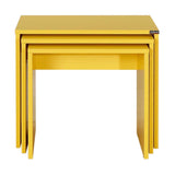 Set 3 Masute Cafea Zigon SHP-103-PP-1 Home Collection®, 55x47x40 cm - Galben | SKU: SHP-103-HH-1