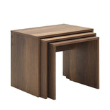 Set 3 Masute Cafea Zigon SHP-103-PP-1 Home Collection®, 55x47x40 cm - Maro | SKU: SHP-103-OO-1
