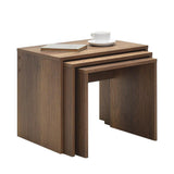 Set 3 Masute Cafea Zigon SHP-103-PP-1 Home Collection®, 55x47x40 cm - Maro | SKU: SHP-103-OO-1