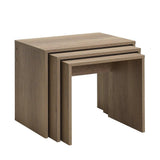Set 3 Masute Cafea Zigon SHP-103-PP-1 Home Collection®, 55x47x40 cm - Natur | SKU: SHP-103-TT-1