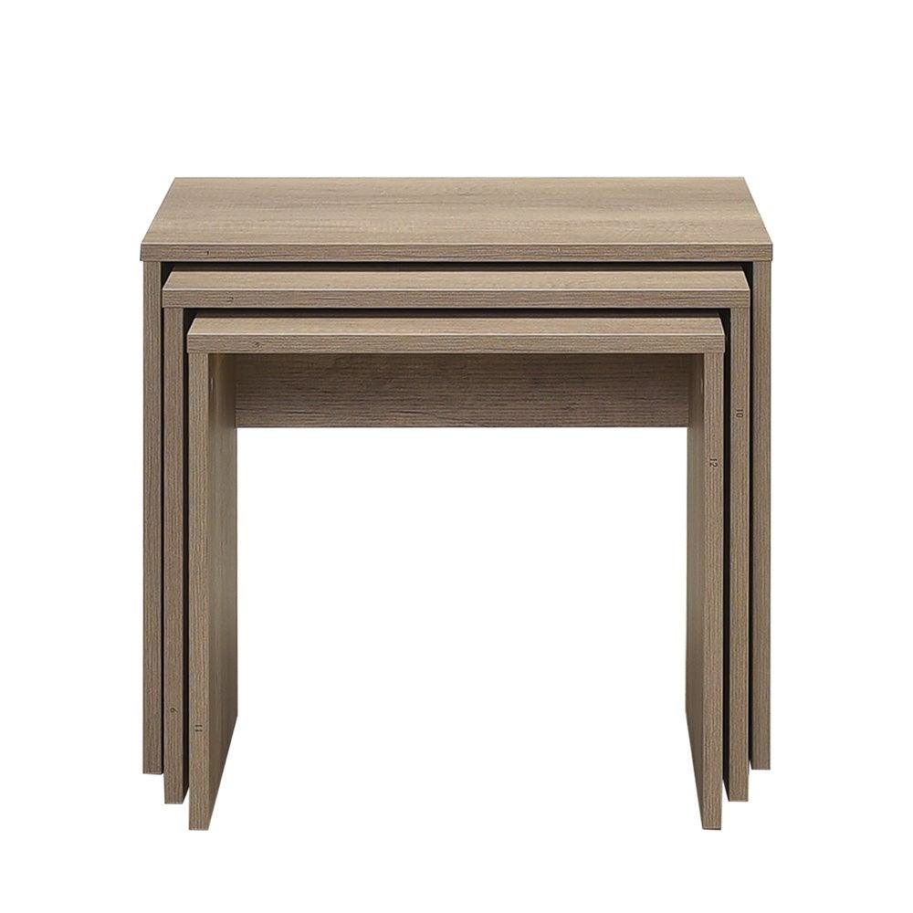 Set 3 Masute Cafea Zigon SHP-103-PP-1 Home Collection®, 55x47x40 cm - Natur | SKU: SHP-103-TT-1