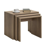 Set 3 Masute Cafea Zigon SHP-103-PP-1 Home Collection®, 55x47x40 cm - Natur | SKU: SHP-103-TT-1