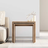 Set 3 Masute Cafea Zigon SHP-103-PP-1 Home Collection®, 55x47x40 cm - Stejar | SKU: SHP-103-FF-1