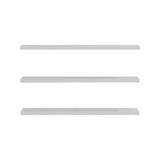 Set 3 rafturi de perete Divar, Diverse culori, 60x14 cm - Alb
