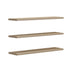 Set 3 rafturi de perete Divar, Diverse culori, 60x14 cm - 230-000052
