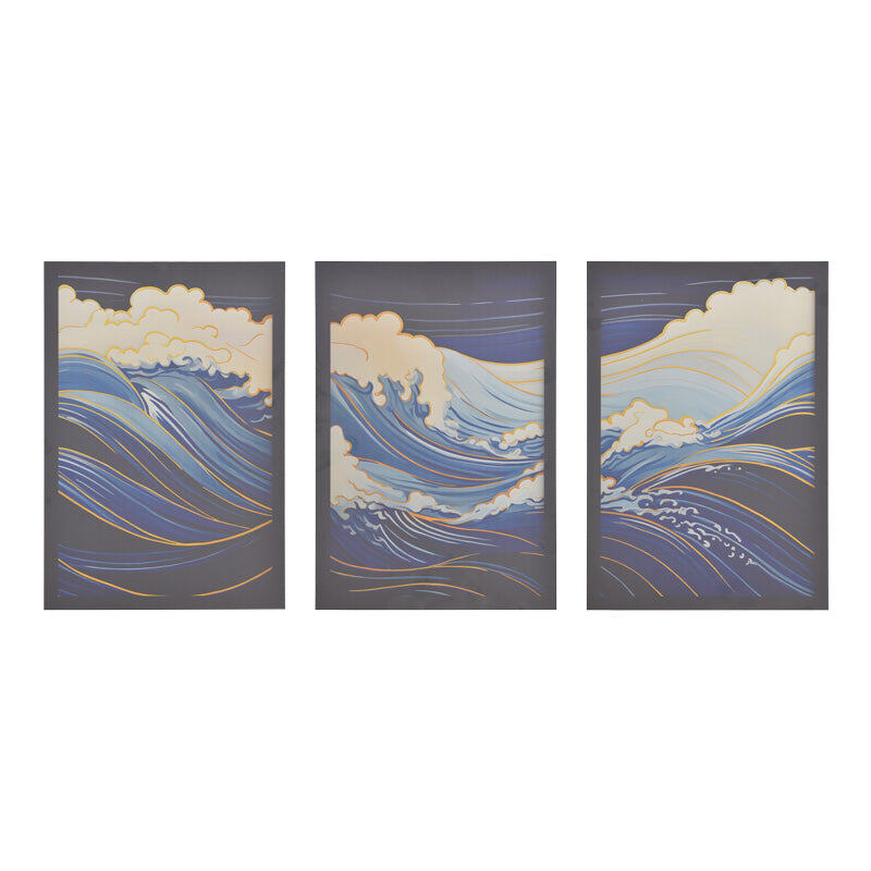 Multicolor | SKU: 409-000316 | Set 3 tablouri înrămate Namia, Multicolor, 33x48 cm, varianta Multicolor, produs pentru amenajarea locuinței, disponibil online în România la CasaMob