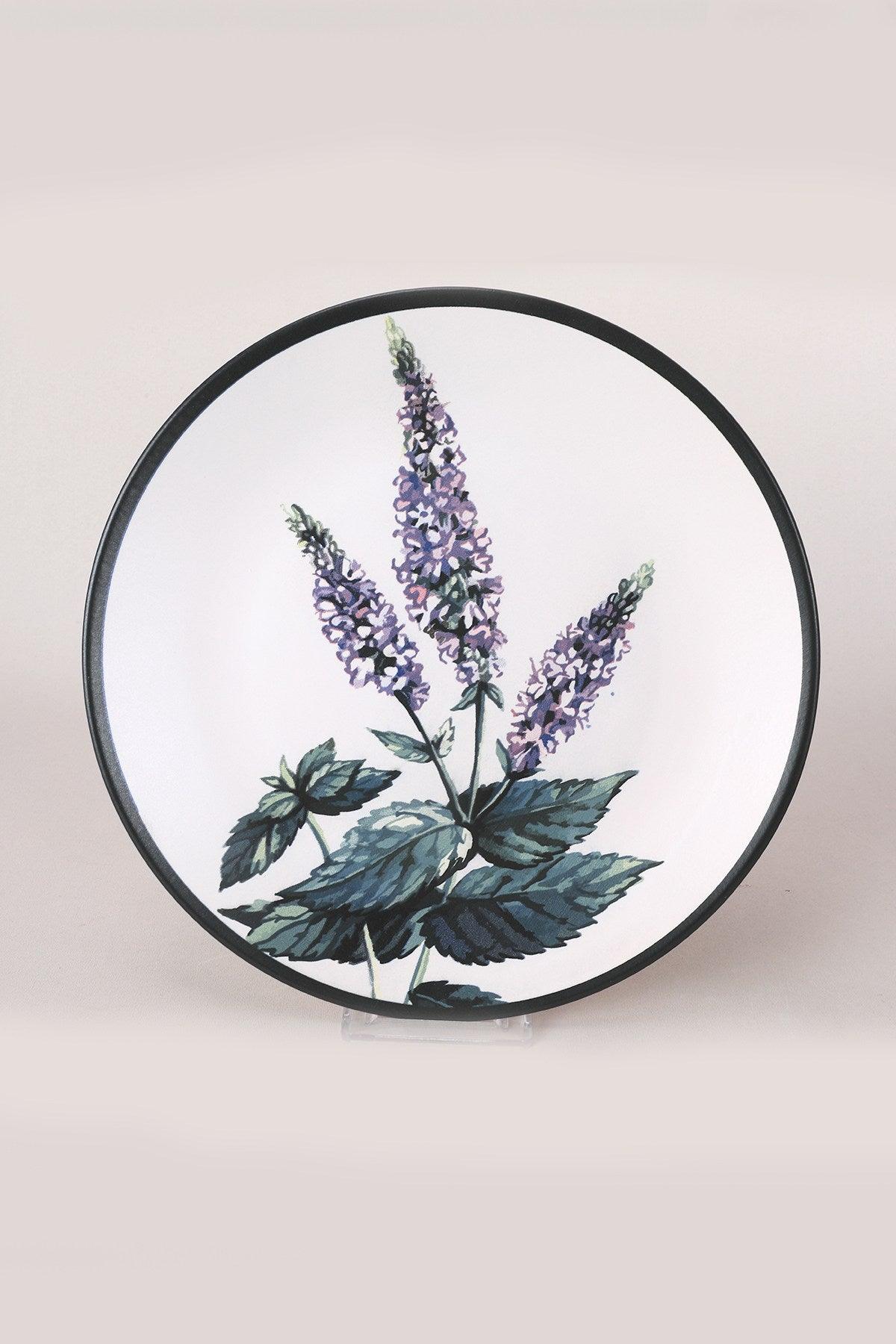 Set 6 Farfurii Cosanzeana, Ceramica, Alb, 25 cm