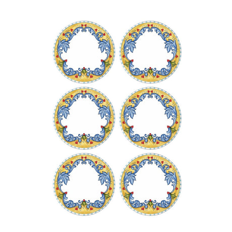 Set 6 Farfurii Decora, Alb, 26 cm