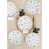Set 6 Farfurii Holiday Ceramica, Alb, 25 cm