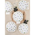 Set 6 Farfurii Holiday Ceramica, Alb, 25 cm