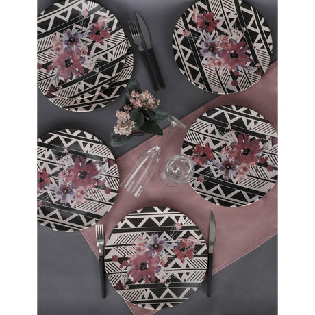 Set 6 Farfurii Maramu, Ceramica, 25 cm, 25x25 cm