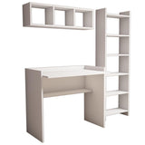 Set Birou Matilda, 3 Piese, Alb, 90x80x58 cm