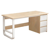 Set birou pentru student Logic, Pal, Birou: 120x60x75 cm, Dulap: 60x30x180 cm