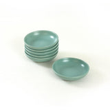 Set boluri ceramice pentru sos, Verde, 13 cm