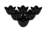 Set boluri pentru aperitive, Negru, 28x17x28 cm