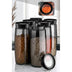 Set Borcane, Negru, 10 x 10 x 26 cm per buc