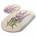 Covoraș De Baie Set Covor de baie 2 bucati Lavanda, Multicolor