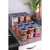 Recipiente Depozitare Set cutie de depozitare 18 buc, Gri