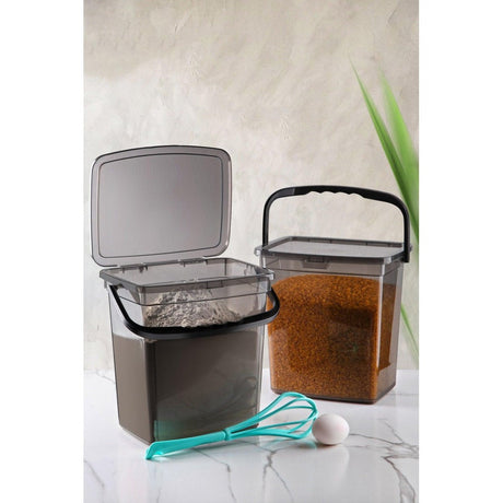 Set cutie de depozitare, Multicolor, 25x18x24 cm