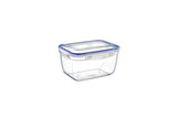Set cutie de depozitare, Transparent, Multicolor, 23x13x17.2 cm