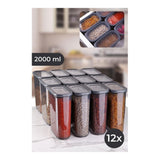 Recipiente Depozitare Set cutie de depozitare, Gri, 20x12x20 cm
