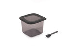 Set cutie de depozitare, Gri, 10x10x9.5 cm