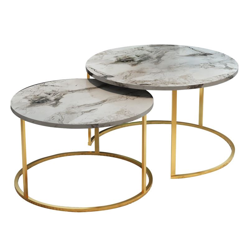 Set de 2 masute de cafea Solme, 60x60x40 cm - Set de 2 masute de cafea Solme, 60x60x40 cm - 321-000073