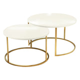 Set de 2 masute de cafea Solme, 60x60x40 cm - Set de 2 masute de cafea Solme, 60x60x40 cm - 321-000075