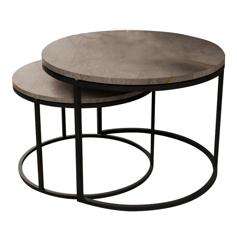 Set de 2 masute de cafea Solme, 60x60x40 cm - Set de 2 masute de cafea Solme, 60x60x40 cm - 321-000080