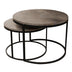 Set de 2 masute de cafea Solme, 60x60x40 cm - 321-000080