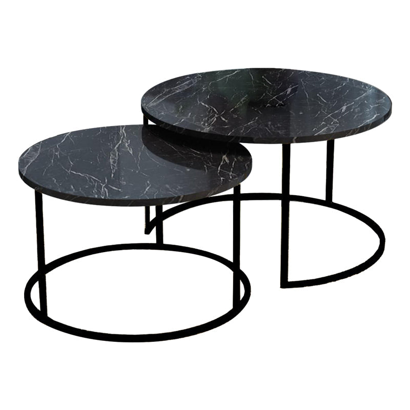 Set de 2 masute de cafea Solme, 60x60x40 cm - Set de 2 masute de cafea Solme, 60x60x40 cm - 321-000077