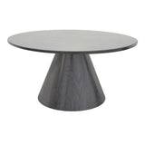 Set de 2 mese de cafea, Donda, compacte, Negru, 80x80x45 cm