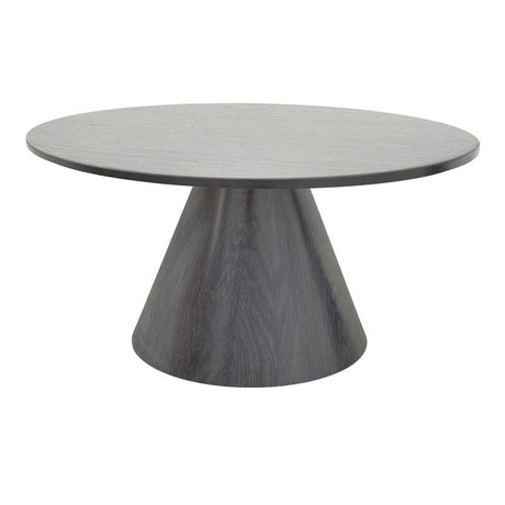 Set de 2 mese de cafea, Donda, compacte, Negru, 80x80x45 cm