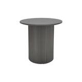Set 2 mese de cafea Dovel, MDF si metal, 70x70x45 cm - Negru