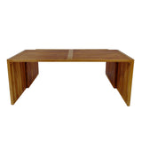 Set de 2 mese de gradina Tinnie Boho, Natural, 116x60x46 cm