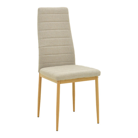 Set de 5 Piese Masă de sufragerie Rotunda cu Functie Balou-Parker/metal, Diametru 100cm x Înaltime 73cm, Alb-Bej, 100x100x73 cm