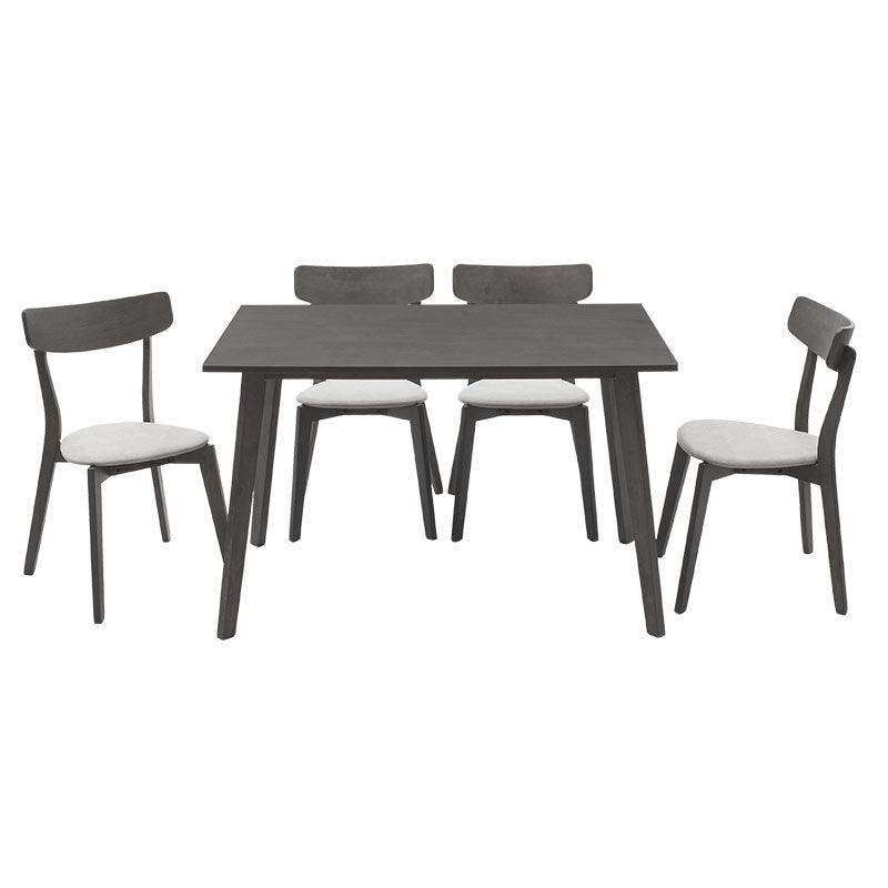 Set de sufragerie Benson - Toto 5 piese 120x75x75cm - Set de sufragerie Benson - Toto 5 piese 120x75x75cm
