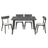 Set de sufragerie Benson - Toto 5 piese 120x75x75cm - Set de sufragerie Benson - Toto 5 piese 120x75x75cm