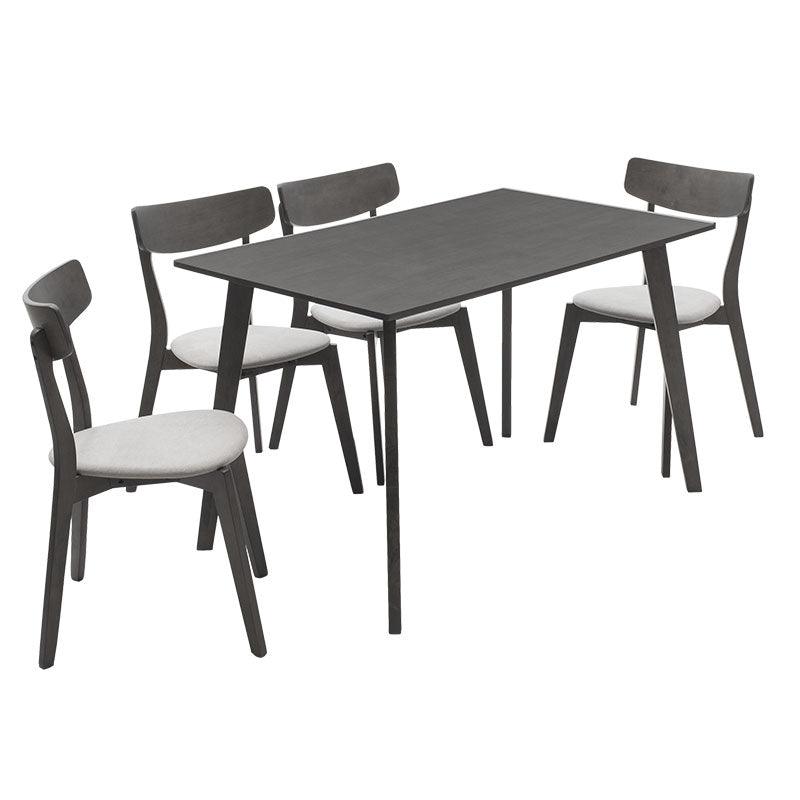 Set de sufragerie Benson - Toto 5 piese 120x75x75cm - Set de sufragerie Benson - Toto 5 piese 120x75x75cm