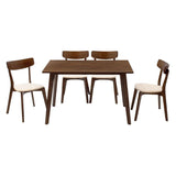 Set de sufragerie Benson - Toto 5 piese 120x75x75cm - Set de sufragerie Benson - Toto 5 piese 120x75x75cm