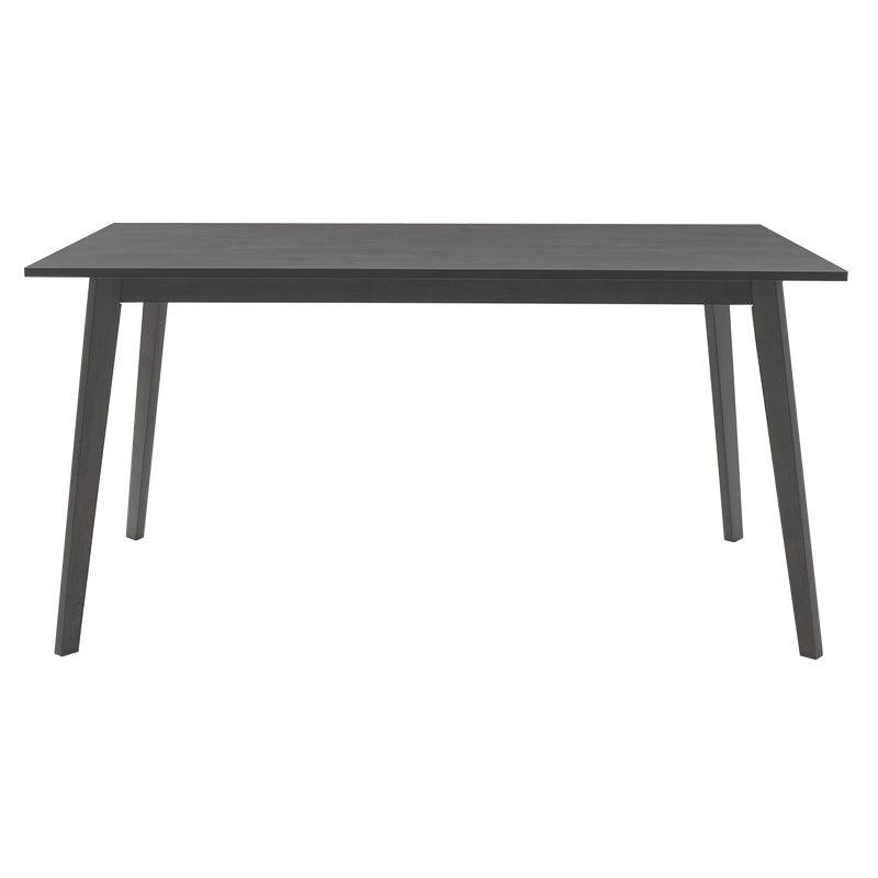 Set de sufragerie Benson - Toto 7 piese, Gri - Nuc, 150x90x75 cm - Gri